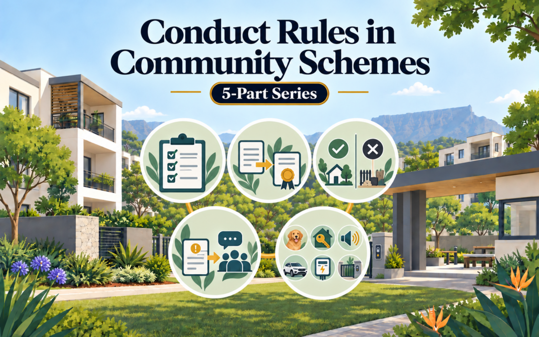Conduct Rules in Community Schemes: A Five-Part Guide