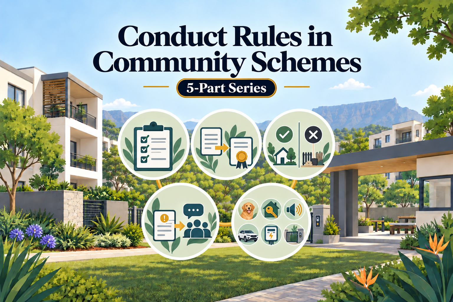 Conduct Rules in Community Schemes