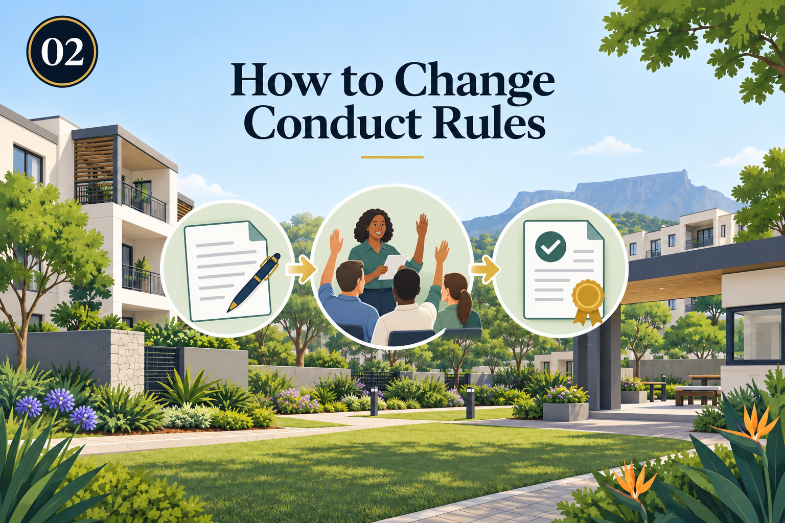 From draft to approved conduct rules